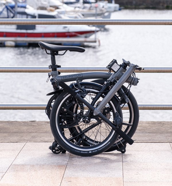 Brompton P Line bike silhouette